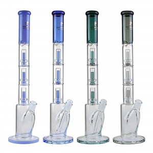23.5" High Point Glass Triple matrix Perc Water Pipe [DY-186] 